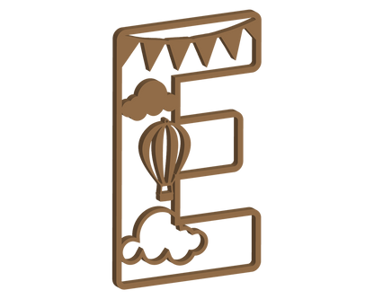 Hot Air Balloon Themed Letters