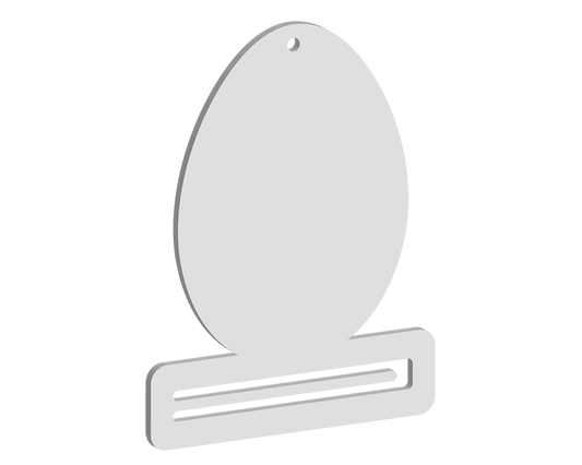 Egg Shape Note Holding Tag