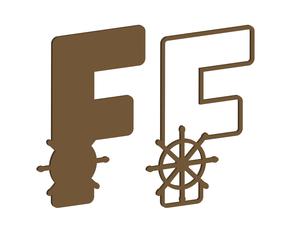 MDF Nautical Themed Letters (A-M)