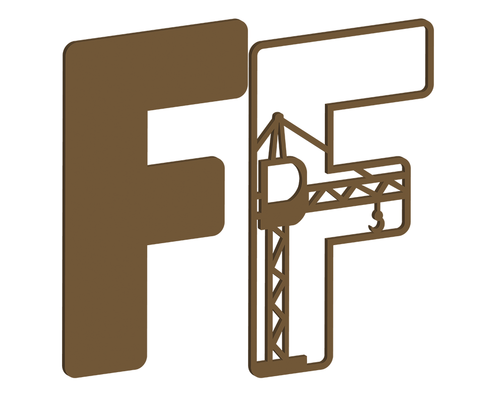 MDF Construction Themed Letters