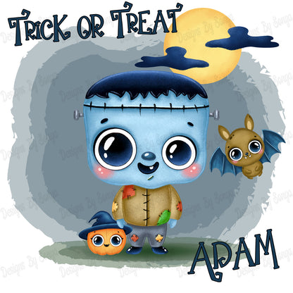 'Frankie' Frankenstein Monster Halloween Design