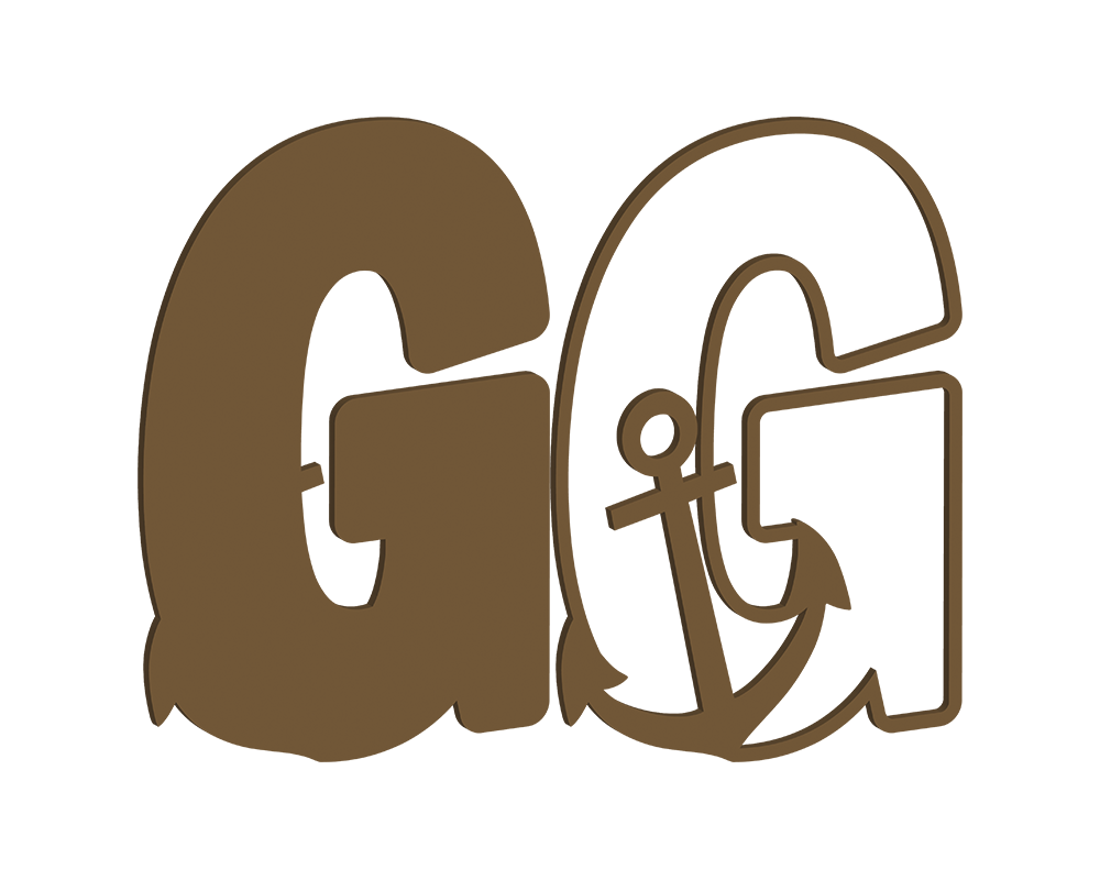 MDF Nautical Themed Letters (A-M)