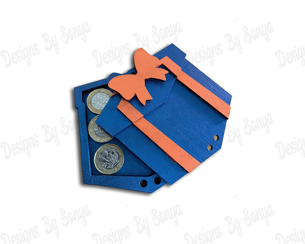 Gift Box Money Decoration