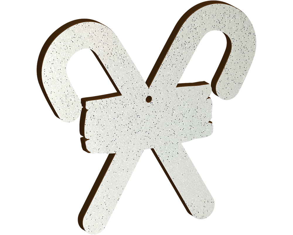 Candy Cane Sign