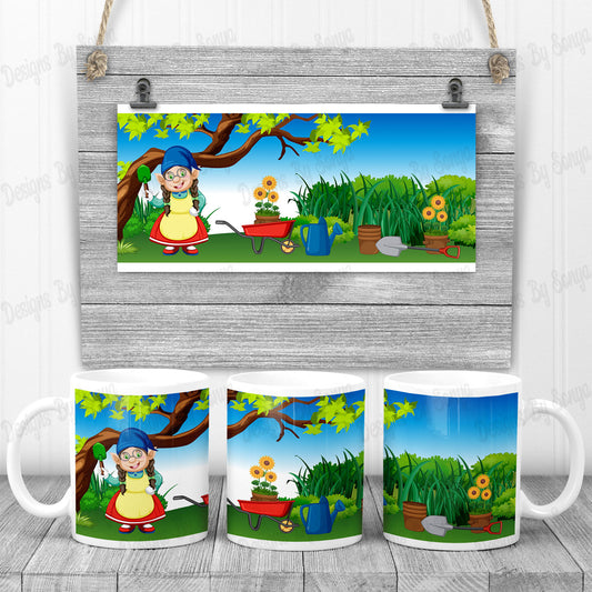 Grannies Garden Mug Design