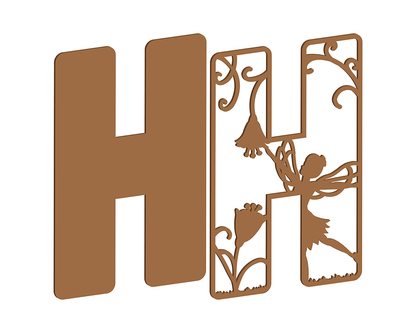 MDF Fairy Themed Letters