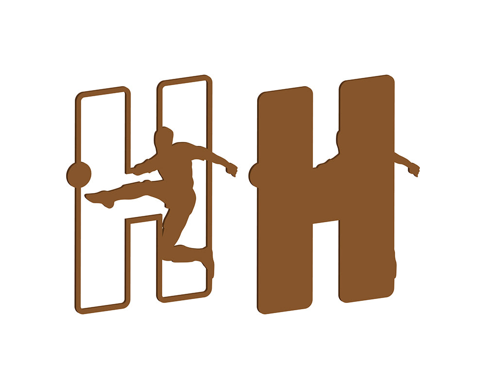 MDF Footballer Themed Letters