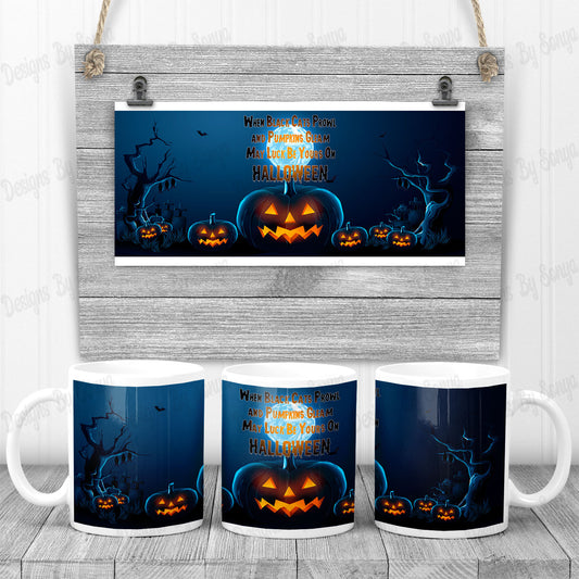 Halloween Pumpkin Mug Design