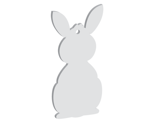 Hanging Tufty Bunny Shape
