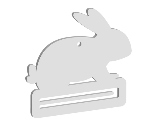 Hopping Bunny Note Holding Tag