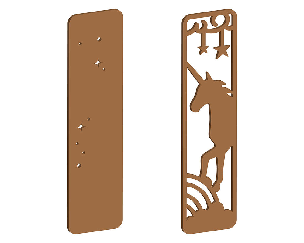MDF Unicorn Themed Letters