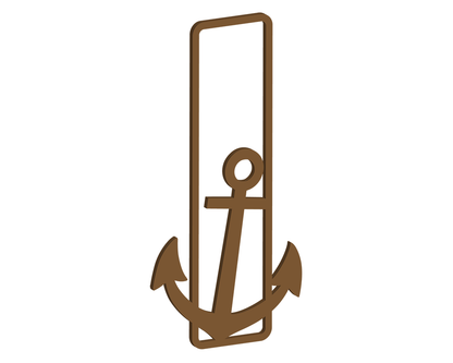 MDF Nautical Themed Letters (A-M)
