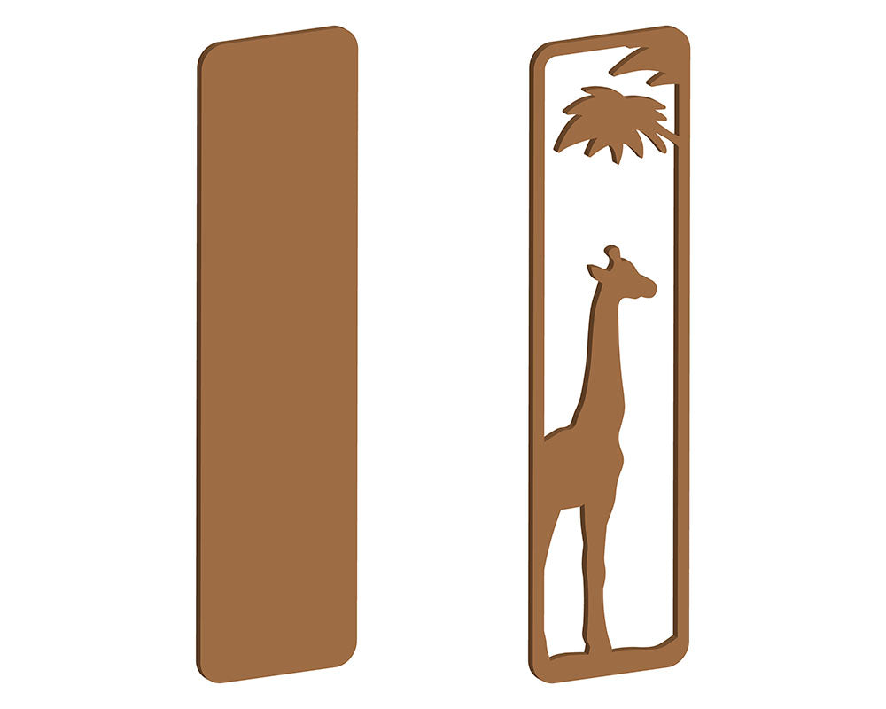 MDF Safari Themed Letters