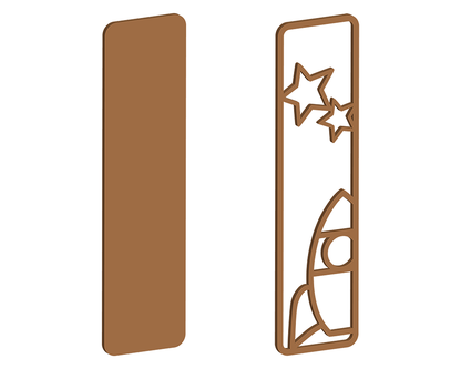 MDF Space Themed Letters