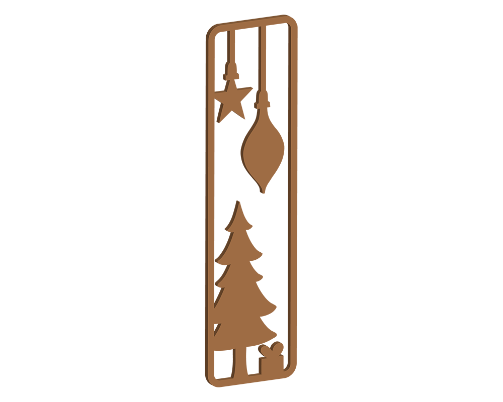 MDF Christmas Themed Letters