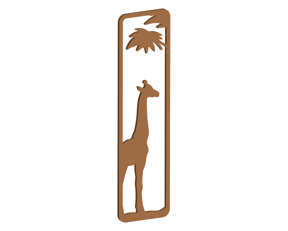 MDF Safari Themed Letters
