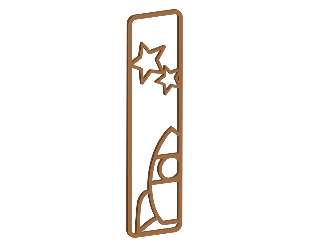 MDF Space Themed Letters