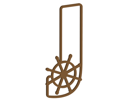 MDF Nautical Themed Letters (A-M)