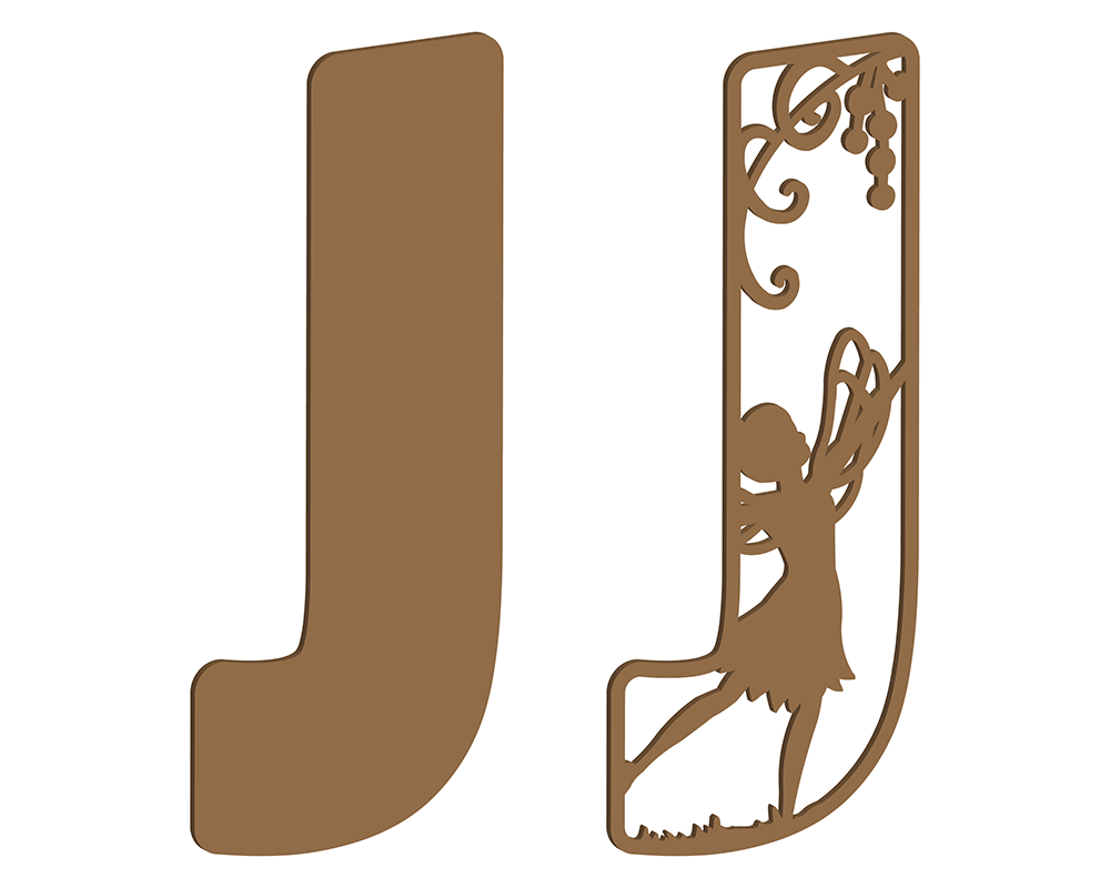 MDF Fairy Themed Letters