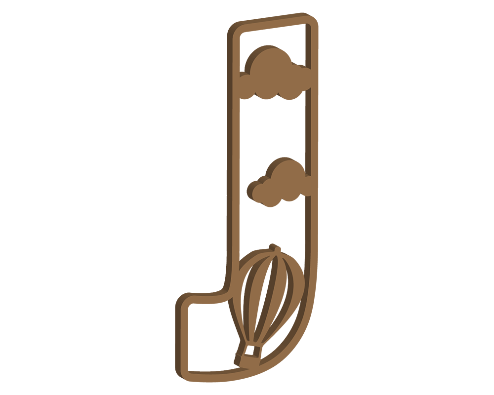 Hot Air Balloon Themed Letters