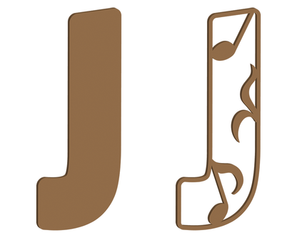 Music Themed Letters