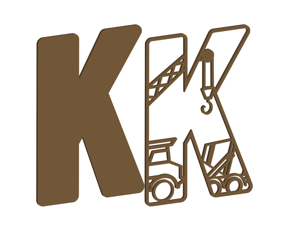 MDF Construction Themed Letters