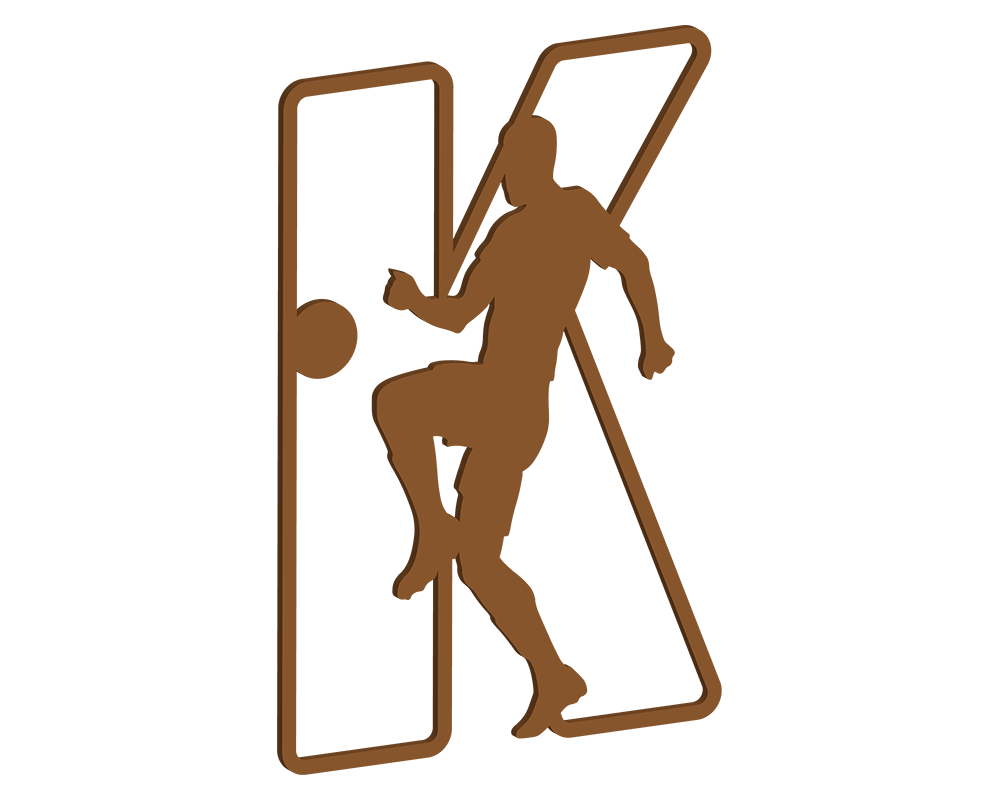 MDF Footballer Themed Letters