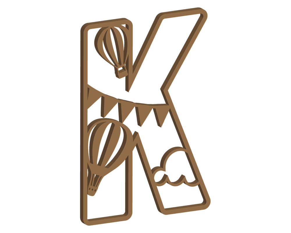 Hot Air Balloon Themed Letters