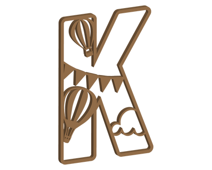 Hot Air Balloon Themed Letters