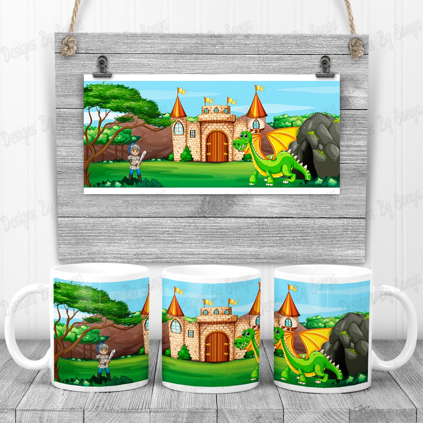 Children Mug and Coaster Set 1
