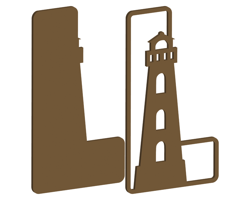 MDF Nautical Themed Letters (A-M)