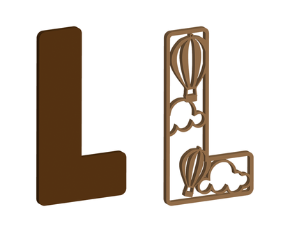 Hot Air Balloon Themed Letters