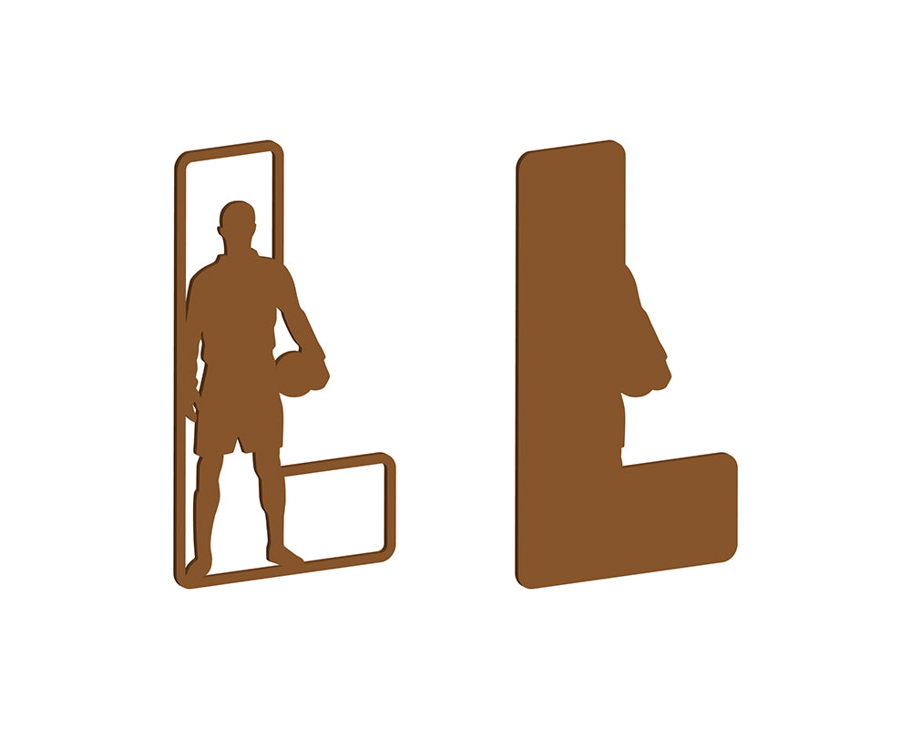 MDF Footballer Themed Letters