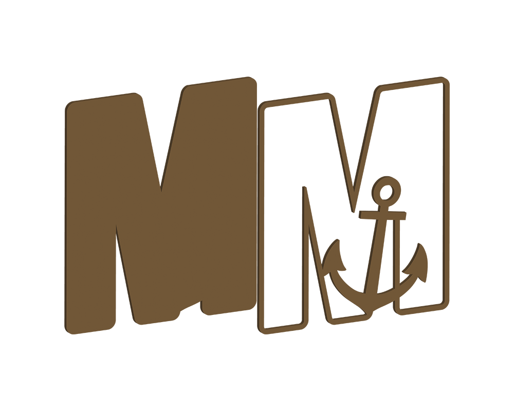 MDF Nautical Themed Letters (A-M)