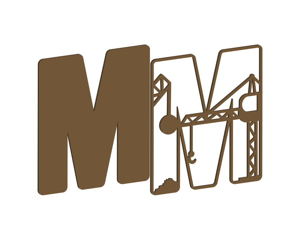 MDF Construction Themed Letters