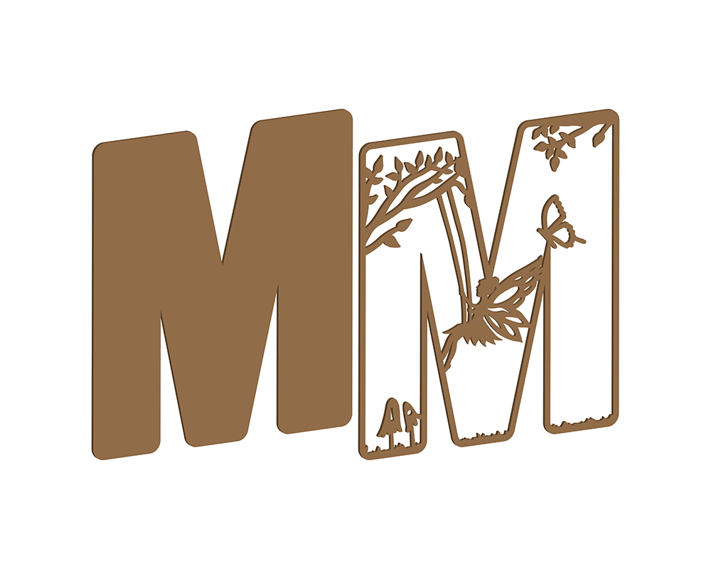 MDF Fairy Themed Letters