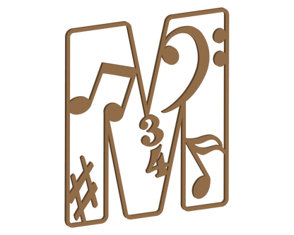 Music Themed Letters