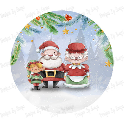 Mr & Mrs Claus Family Design Pack