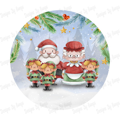 Mr & Mrs Claus Family Design Pack