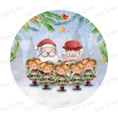 Mr & Mrs Claus Family Design Pack
