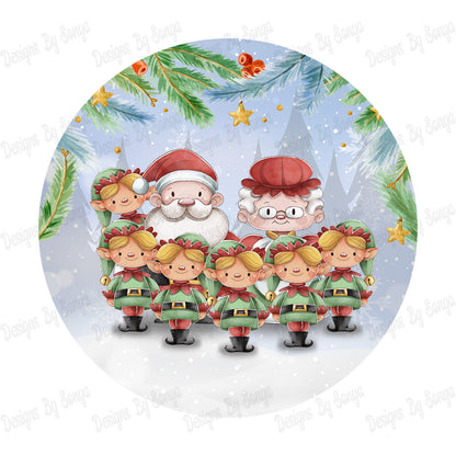 Mr & Mrs Claus Family Design Pack