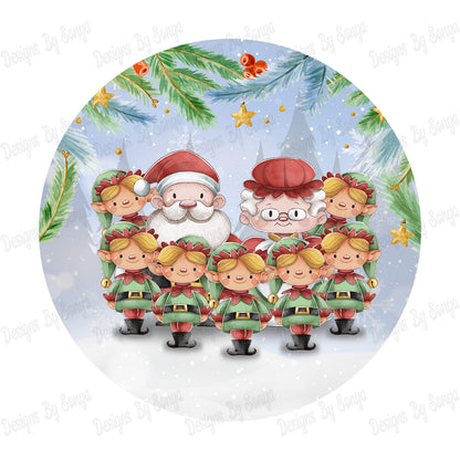 Mr & Mrs Claus Family Design Pack