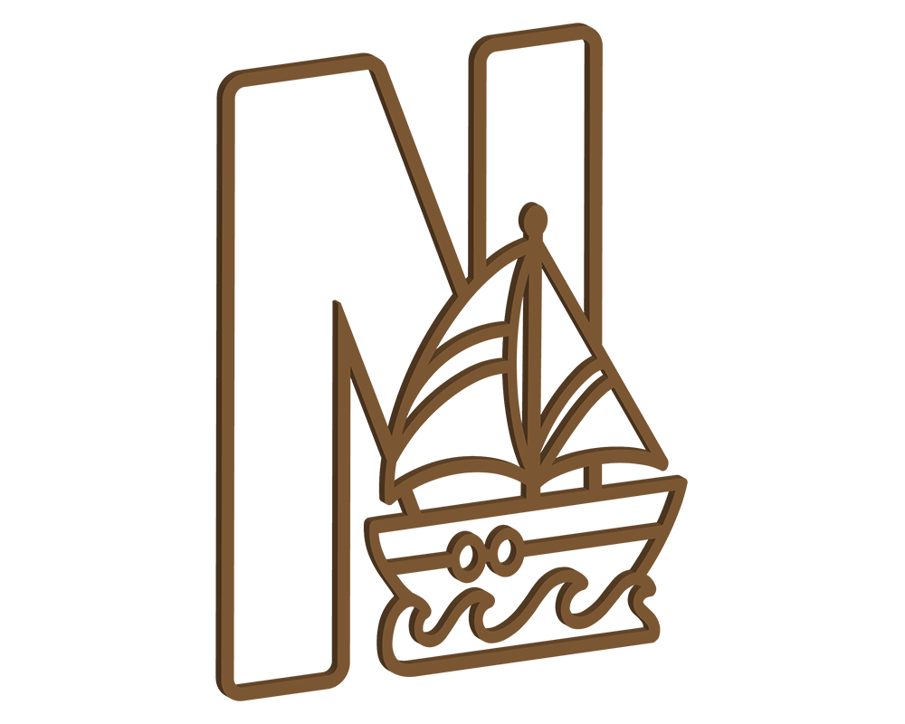MDF Nautical Themed Letters (N-Z)