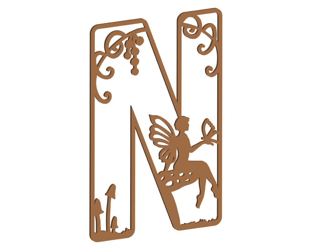 MDF Fairy Themed Letters