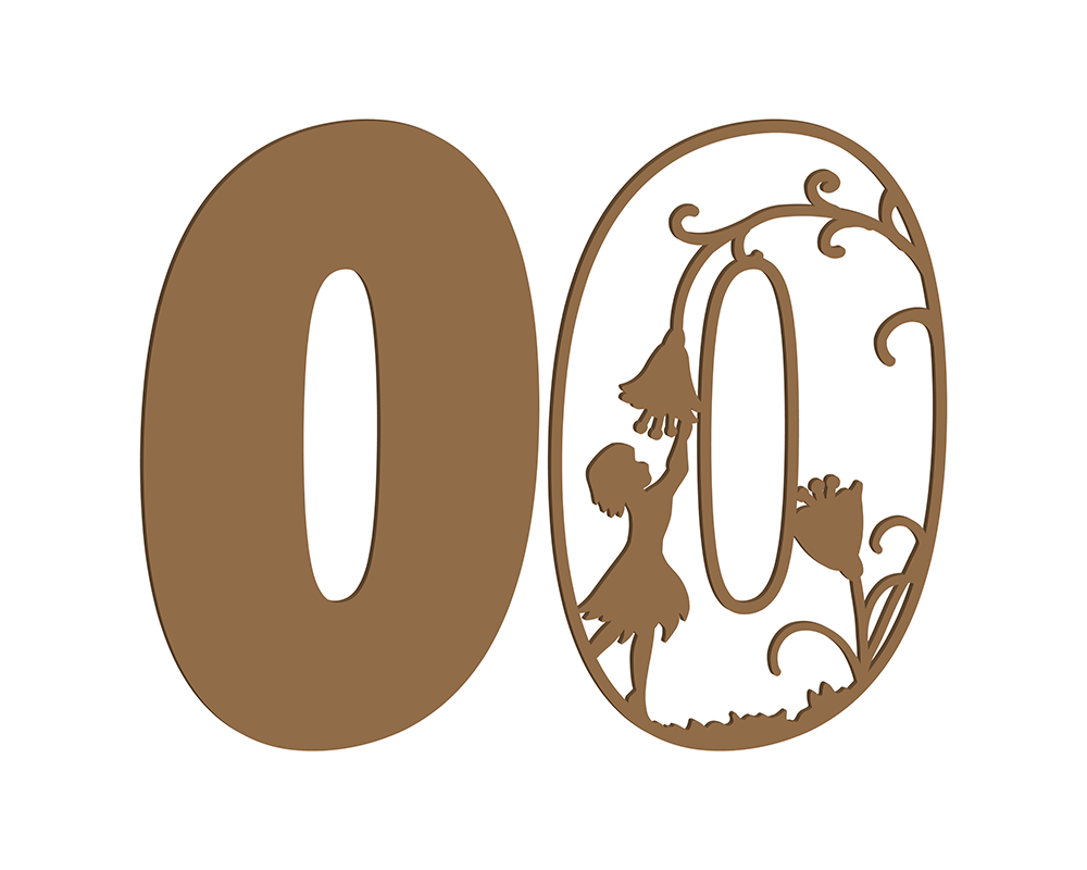 MDF Fairy Themed Letters