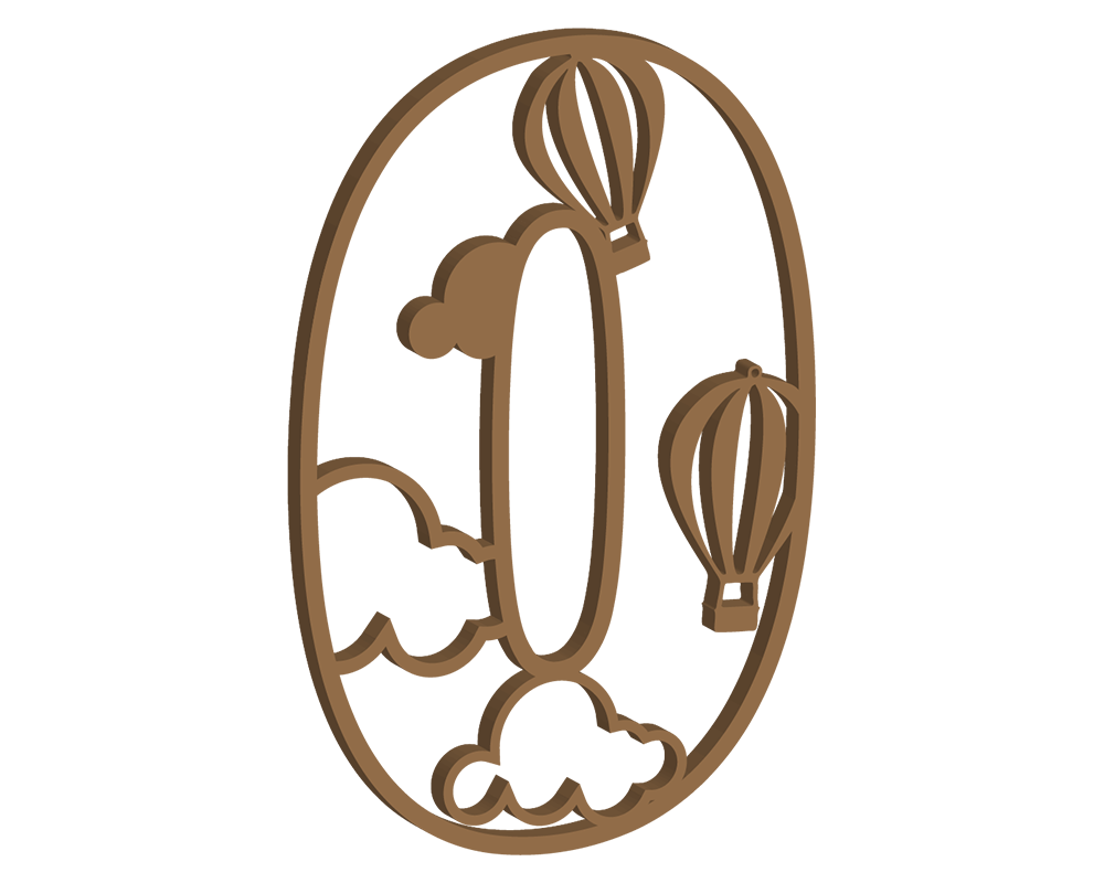 Hot Air Balloon Themed Letters