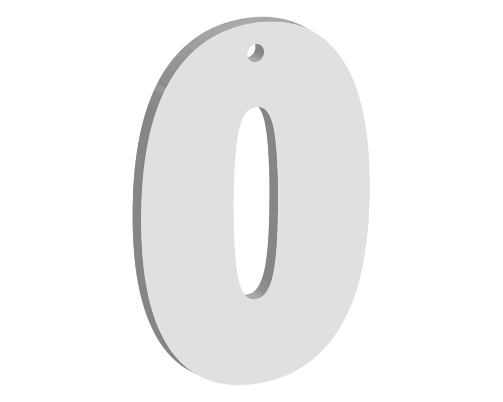 Initial Letter Keyring 60mm
