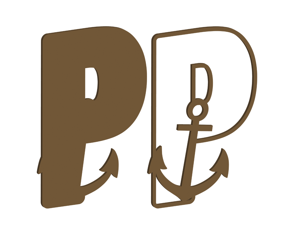 MDF Nautical Themed Letters (N-Z)