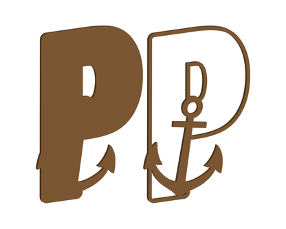 MDF Nautical Themed Letters (N-Z)