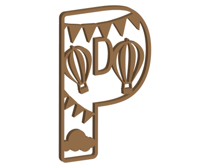 Hot Air Balloon Themed Letters